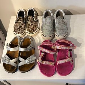 Birkenstock, Tevas and Vans